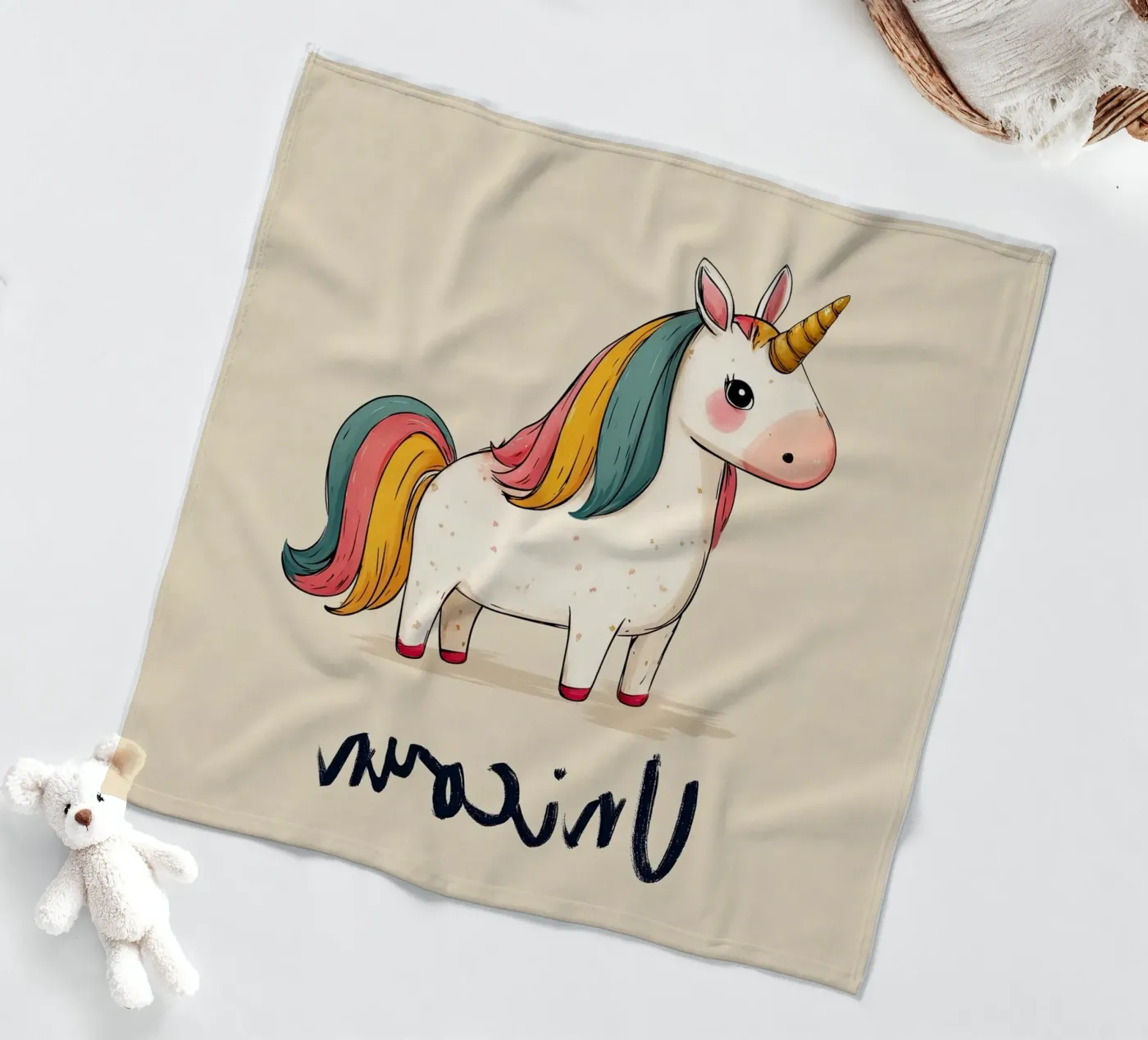 Unicorn fleecedeken van Kiara