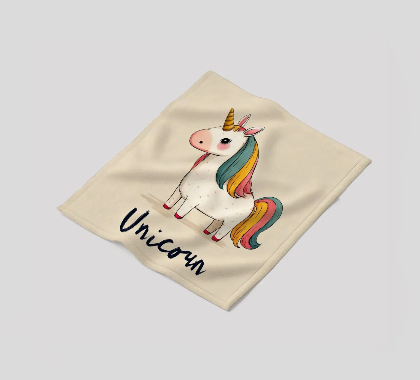 Unicorn fleecedeken van Kiara