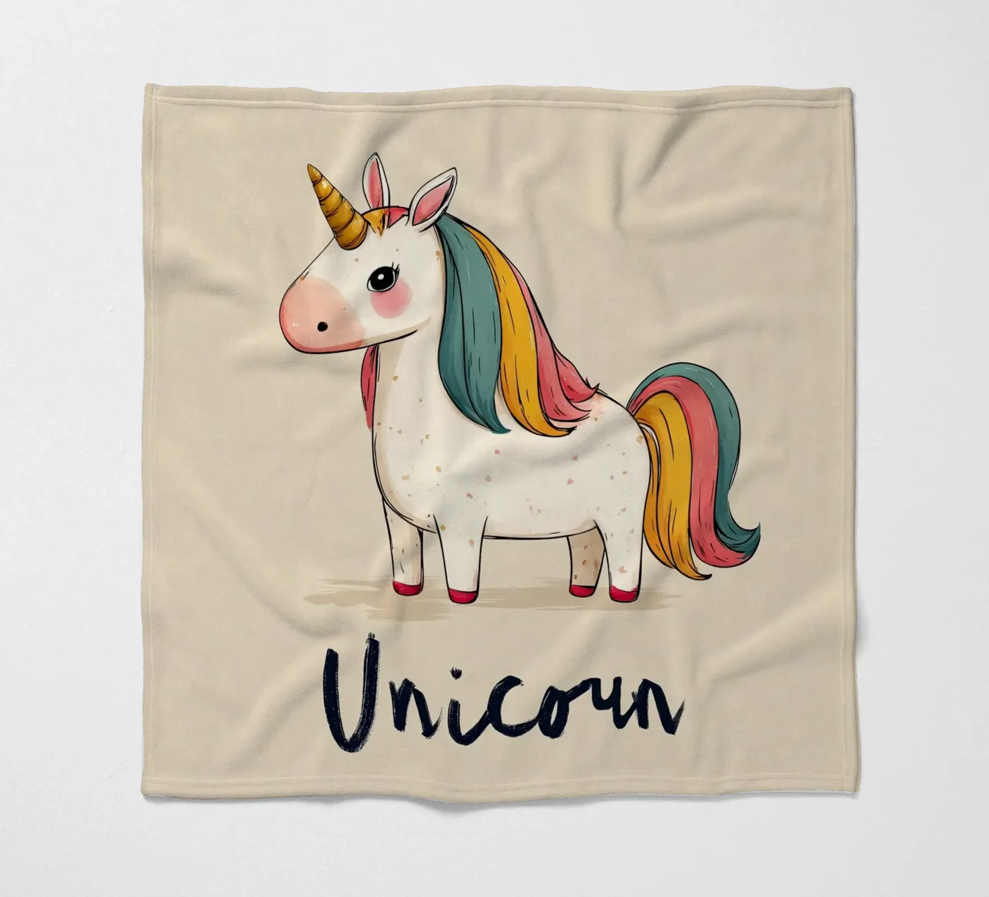 Unicorn fleecedeken van Kiara