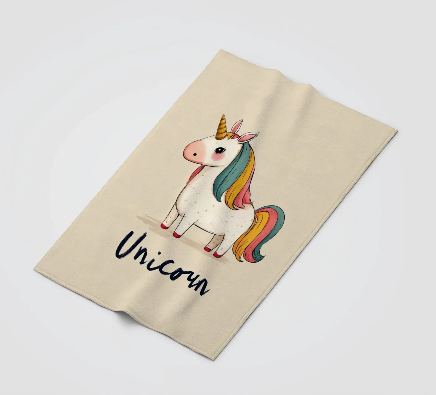 Unicorn fleecedeken van Kiara
