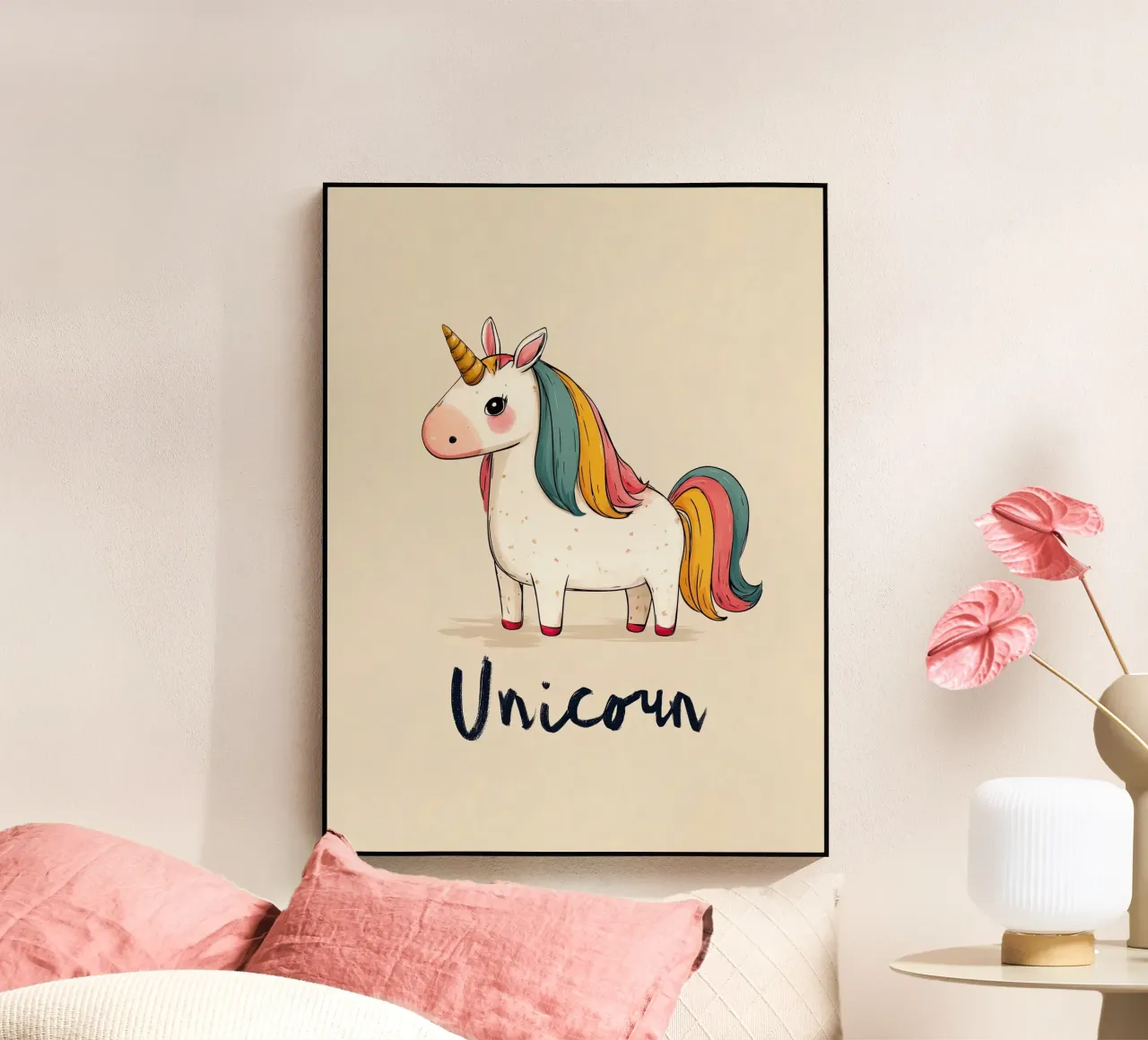 Unicorn acryl van Kiara