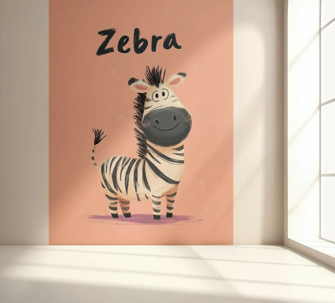 Zebra fotobehang van Kiara
