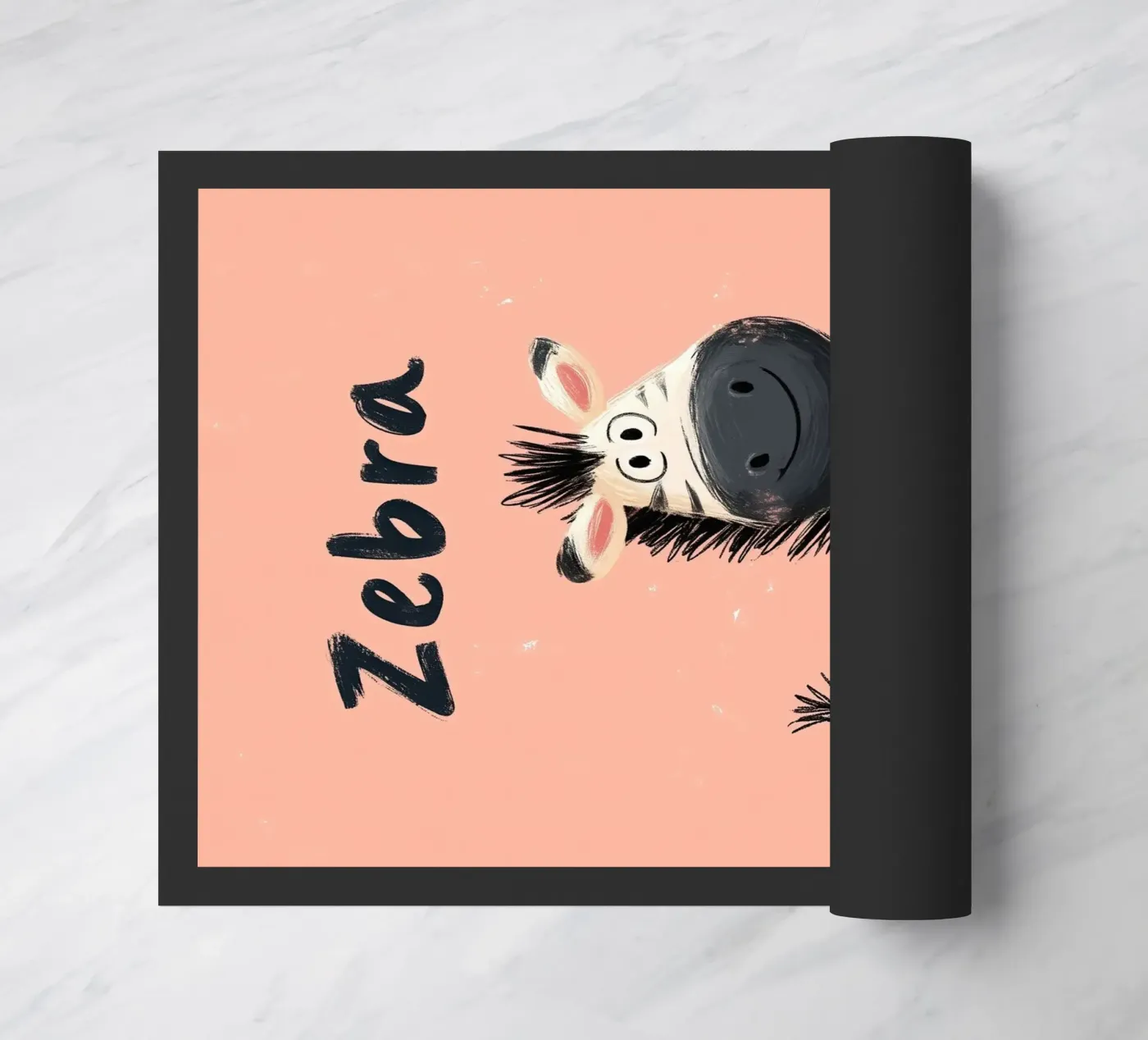 Zebra Fußmatte von Kiara