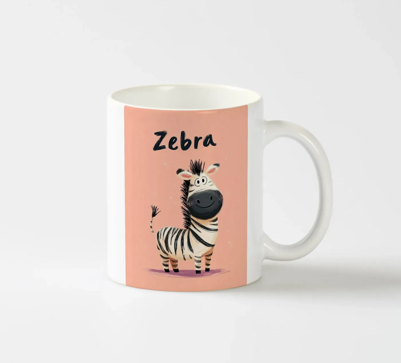 Zebra ceramic mug by Kiara