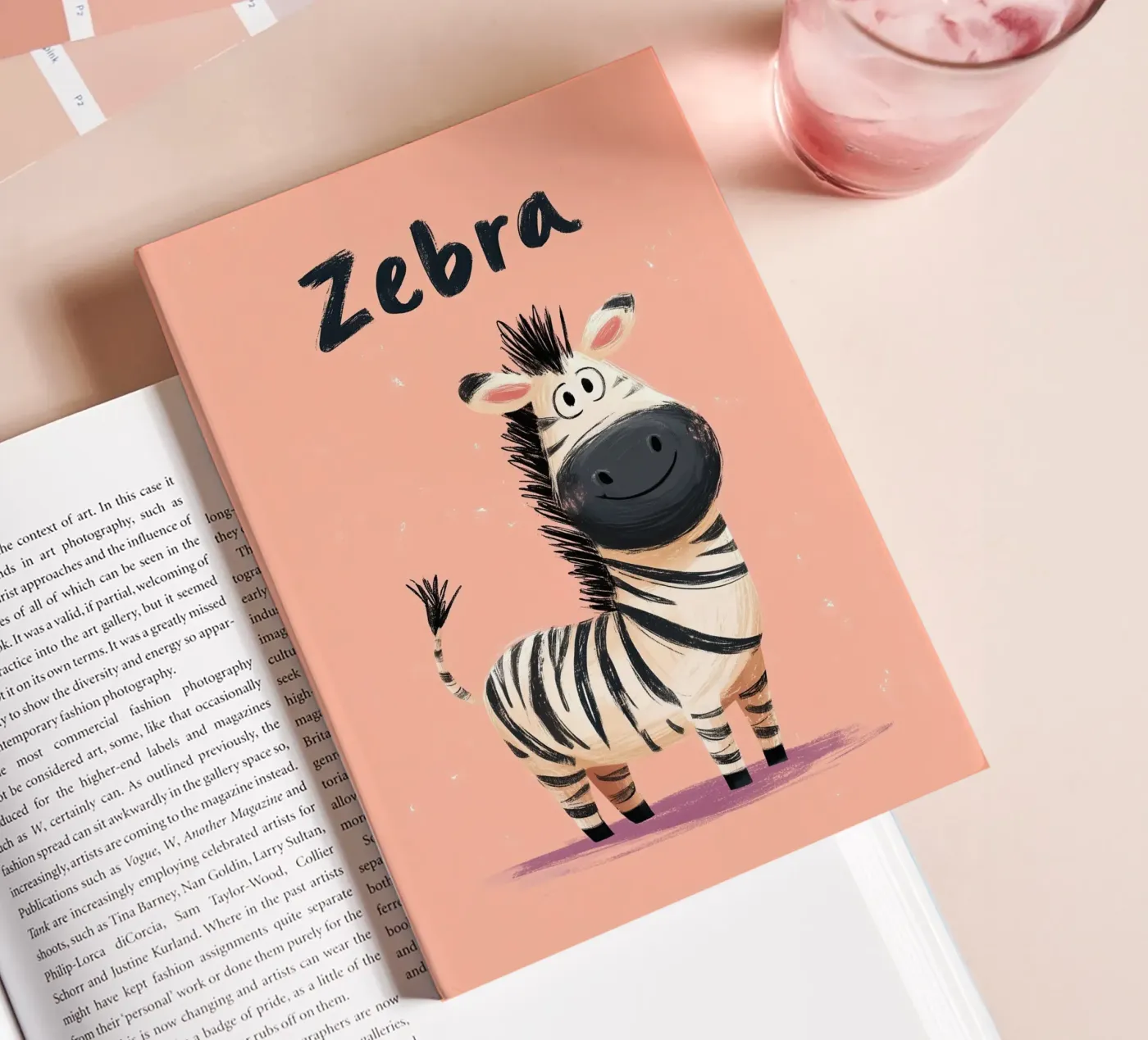 Zebra notebook by Kiara