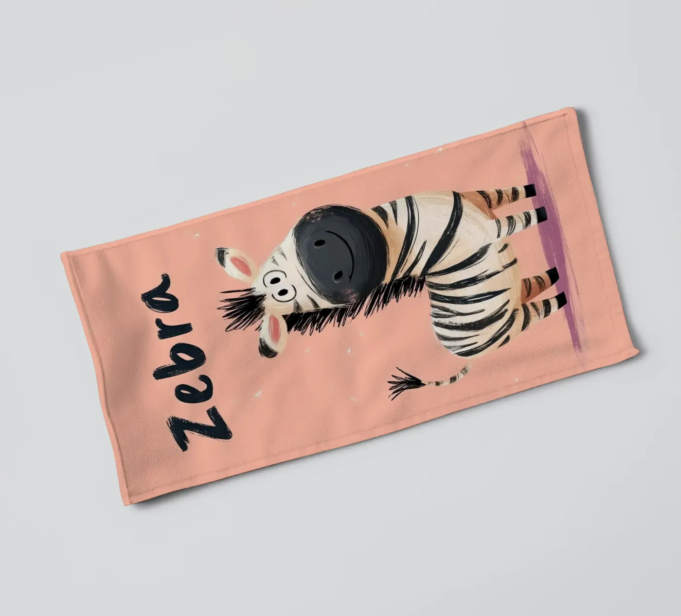 Zebra badhanddoek van Kiara