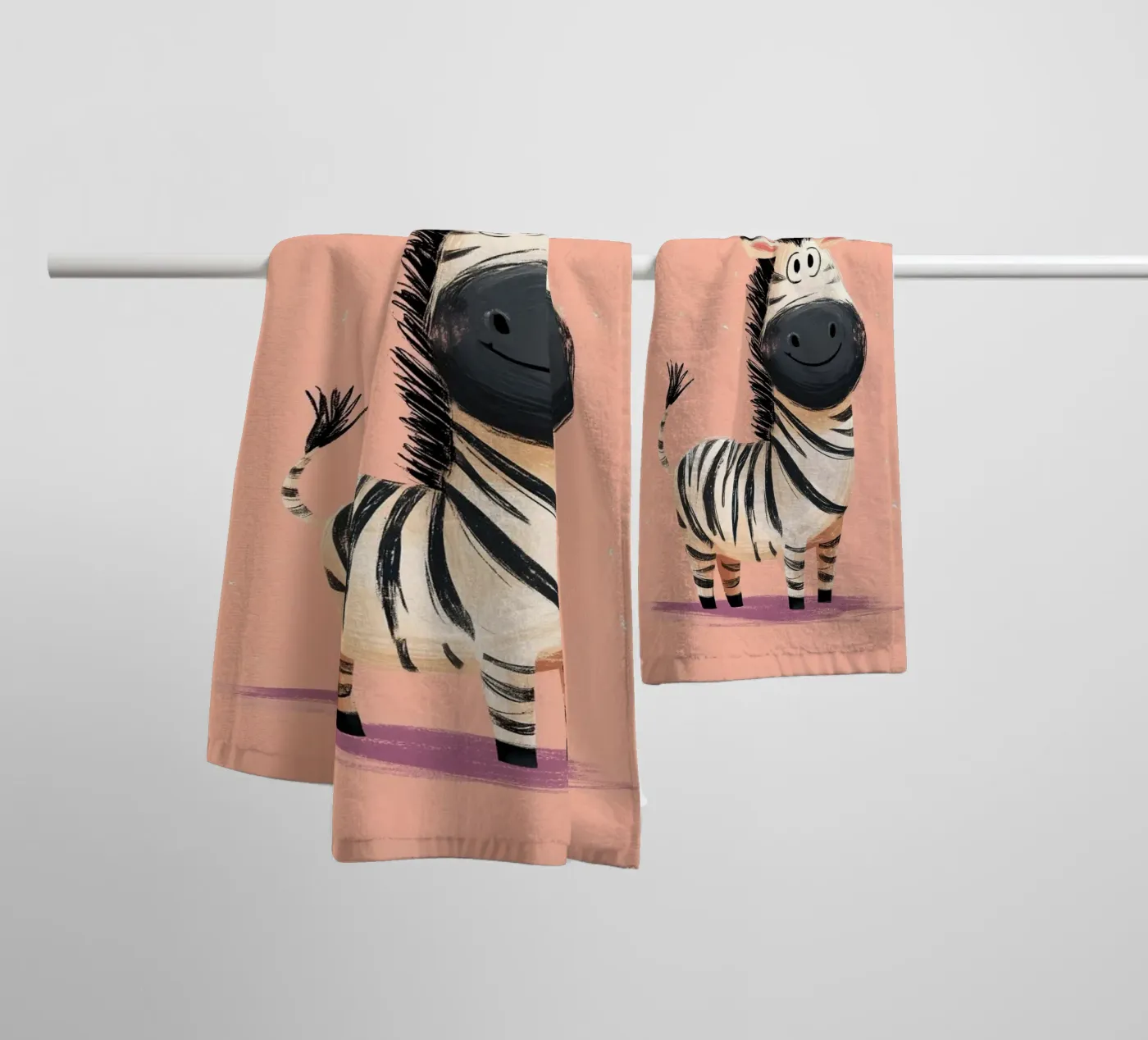 Zebra badhanddoek van Kiara