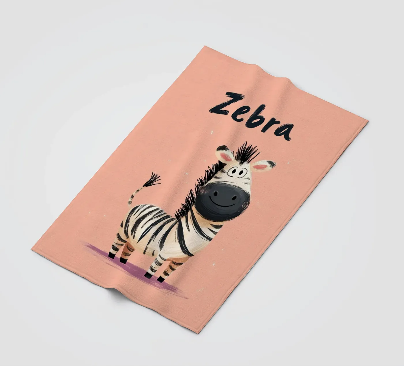 Zebra Fleecedecke von Kiara
