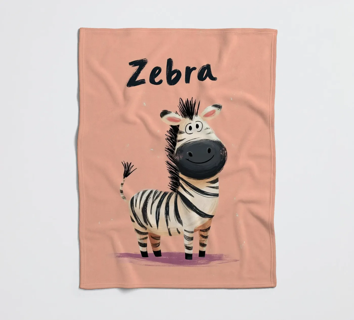 Zebra Fleecedecke von Kiara