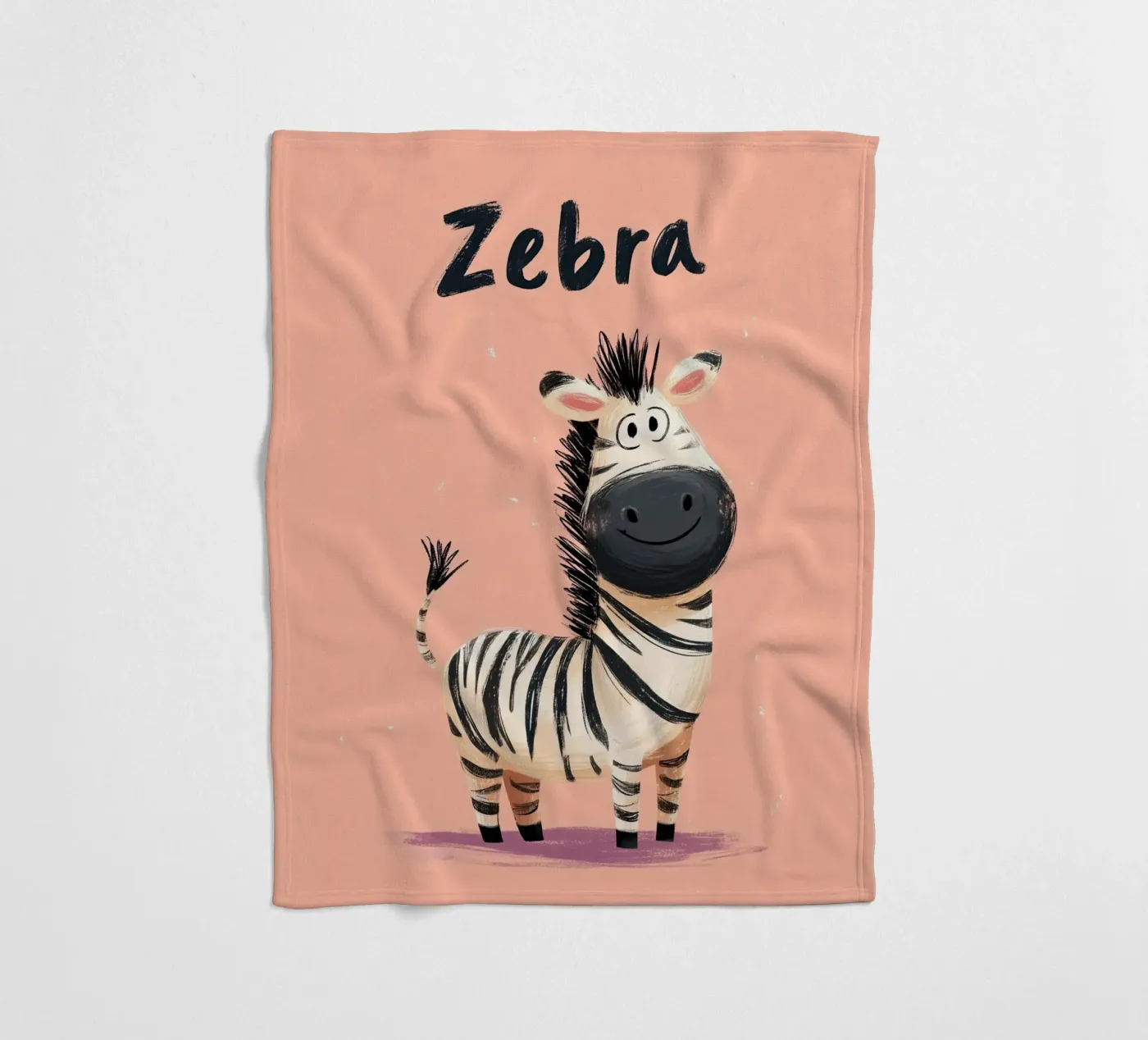 Zebra Fleecedecke von Kiara