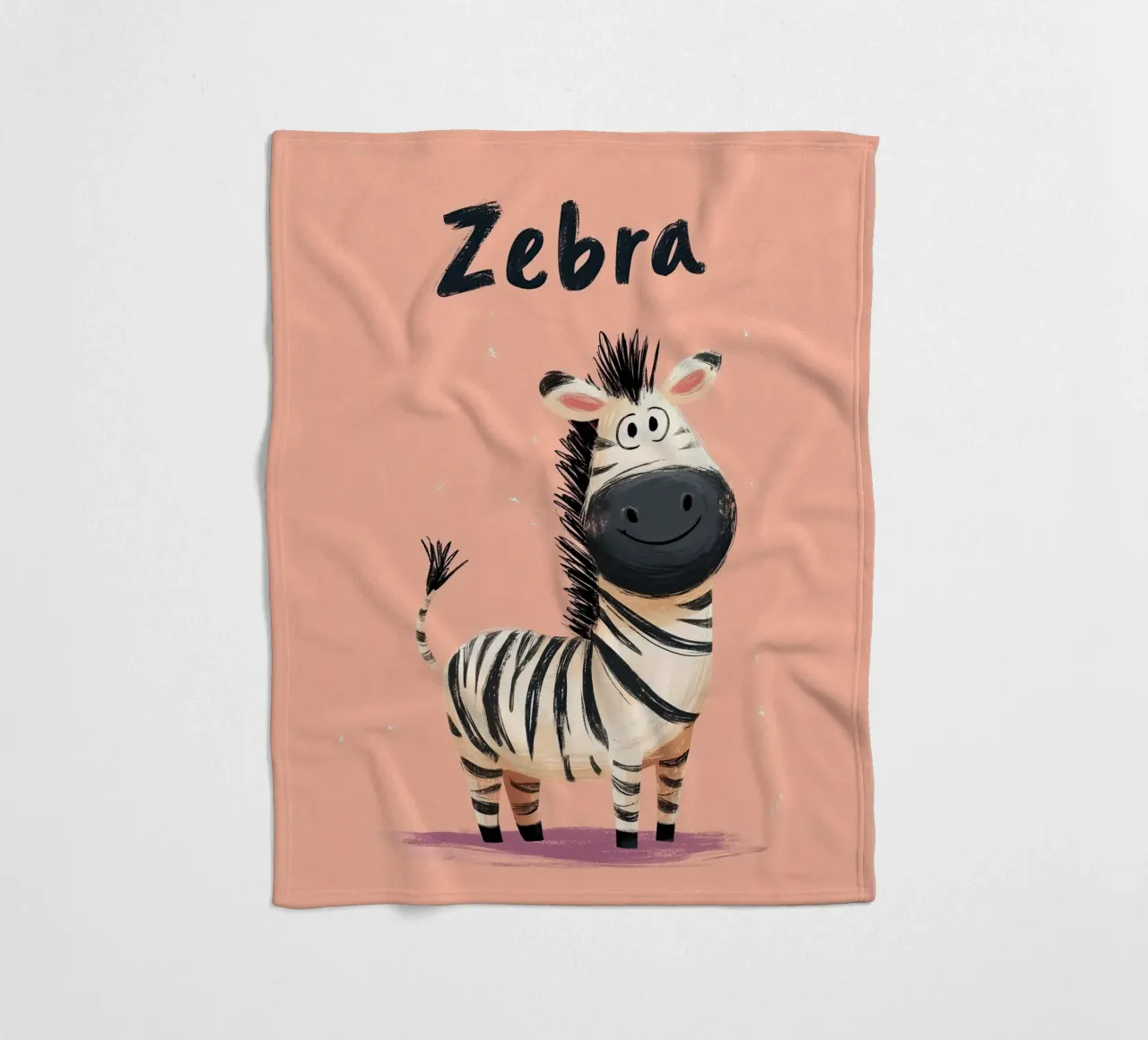 Zebra product.type.blanket-fleece common.byCreator Kiara