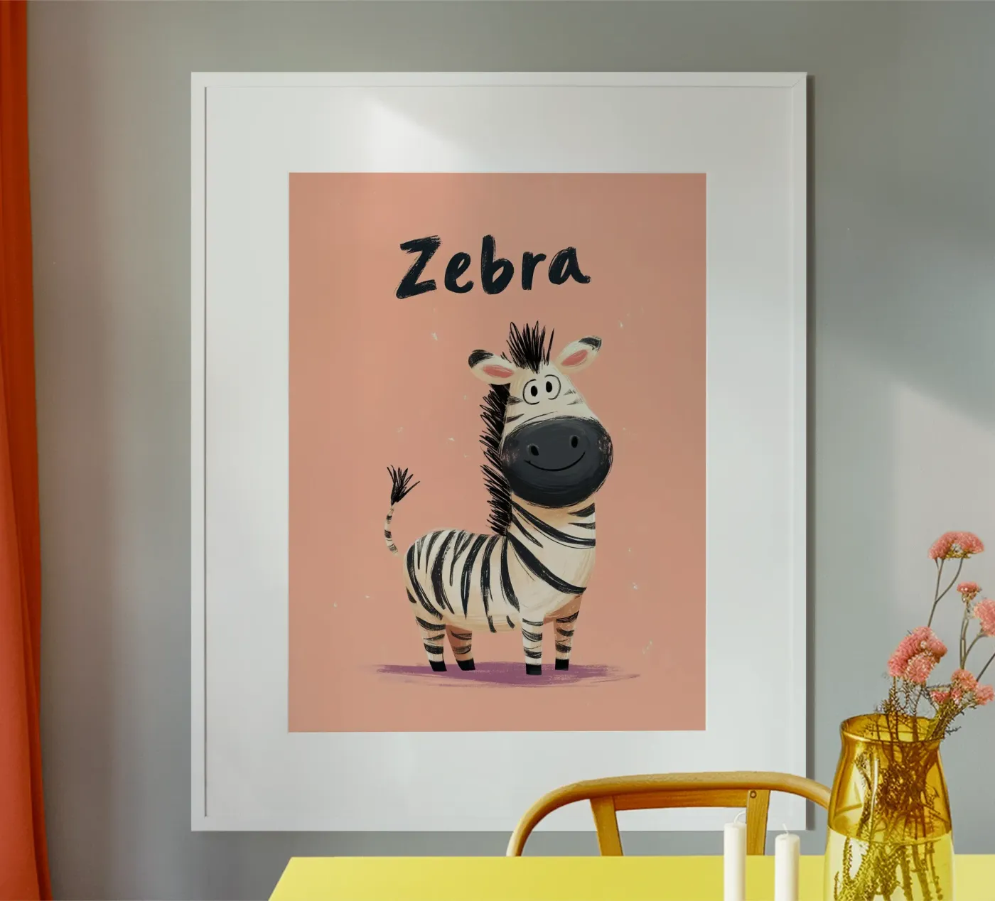 Zebra Poster von Kiara