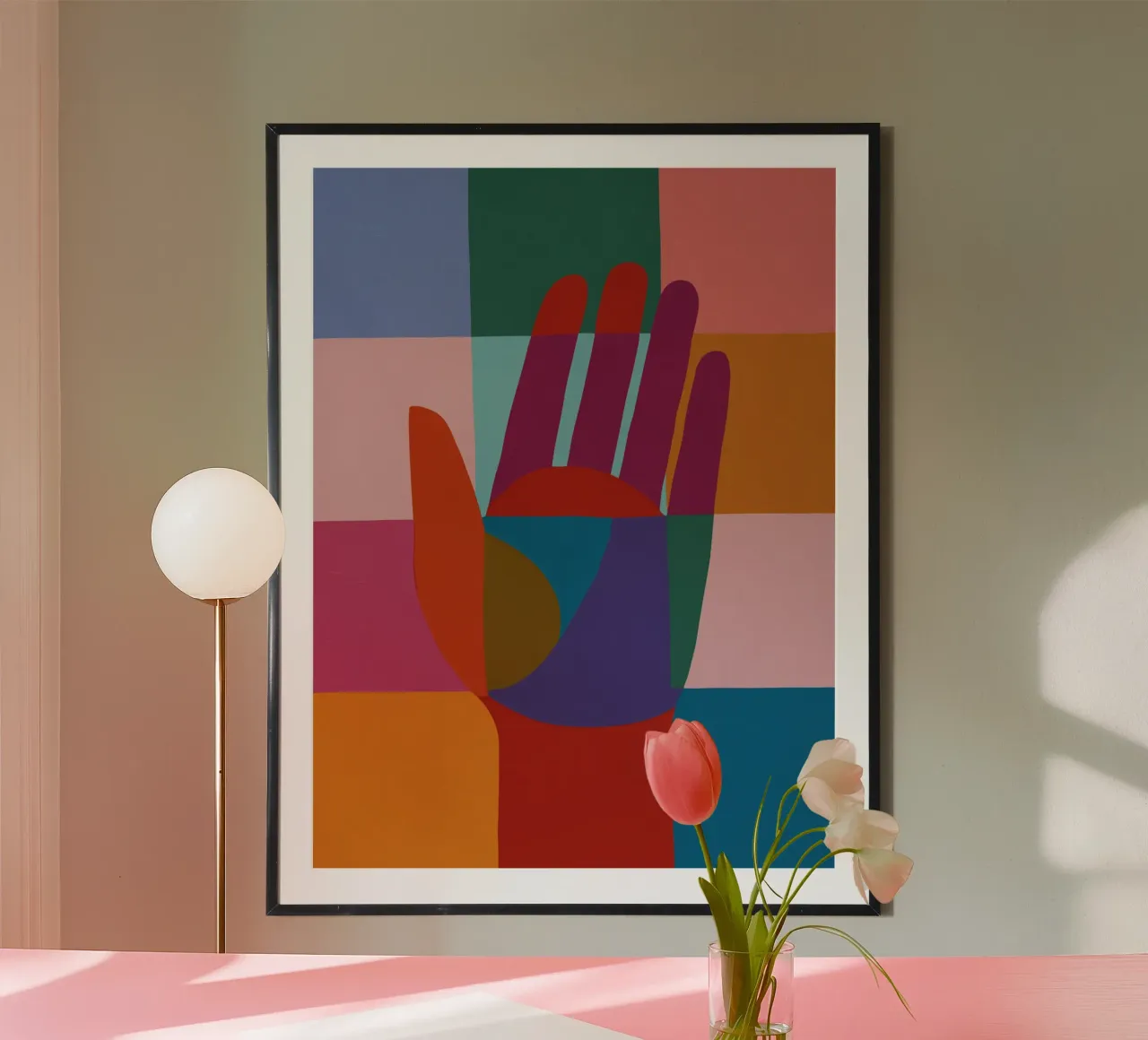 Mano geometrica poster da Gaite