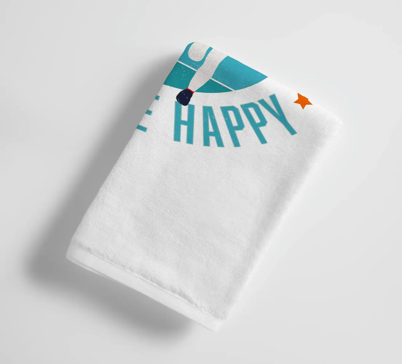 Runner. Runner. Running with you makes me happy. towel by CalliLetters