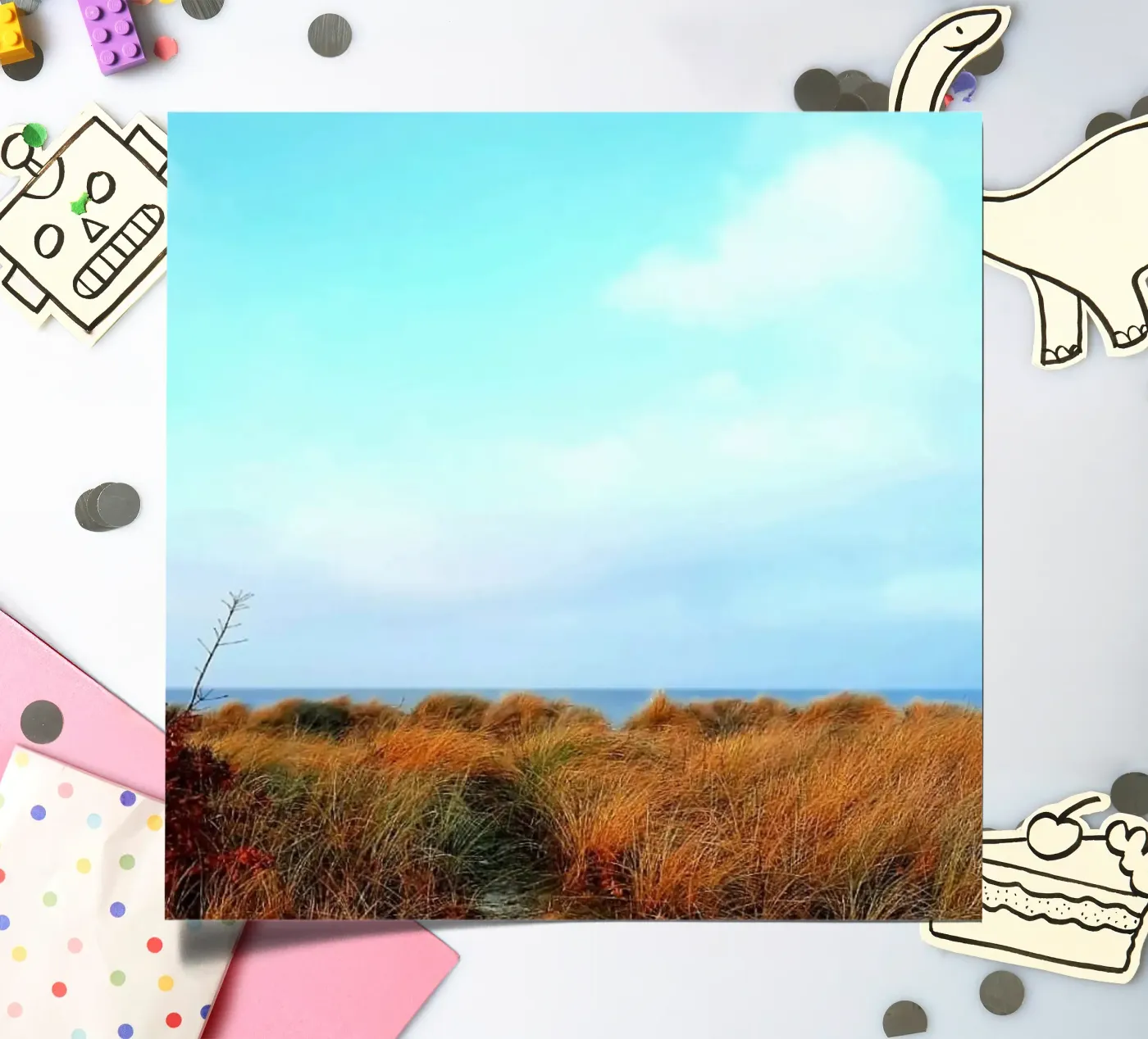 Strand sticker sheet by Tabea Jule Photography