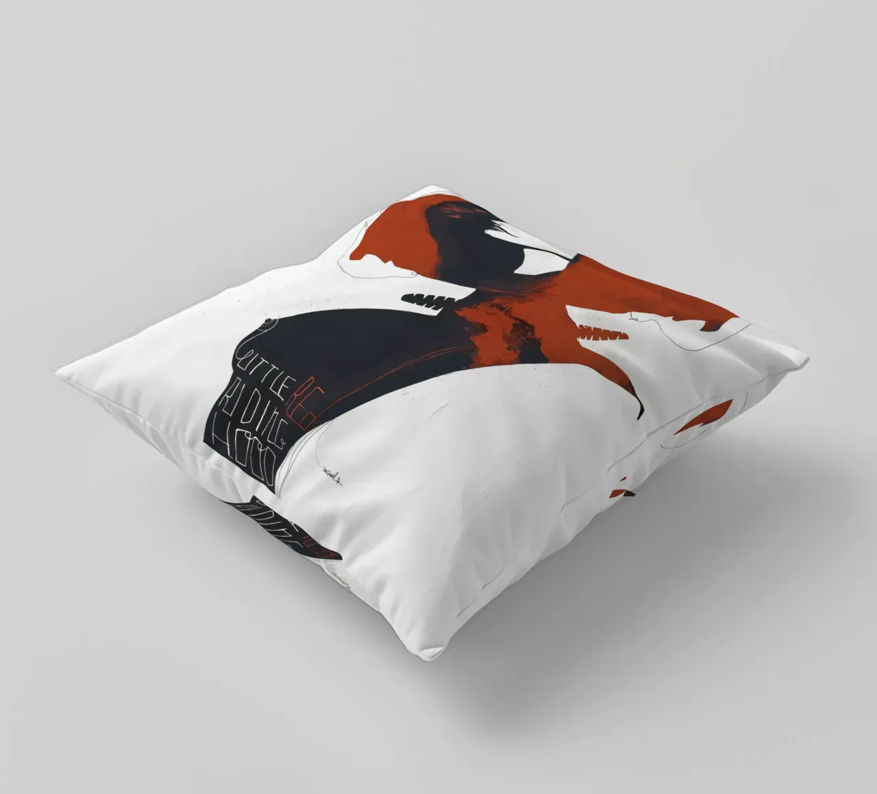 Little Red Riding Hood cuscino da Manuel Rebollo