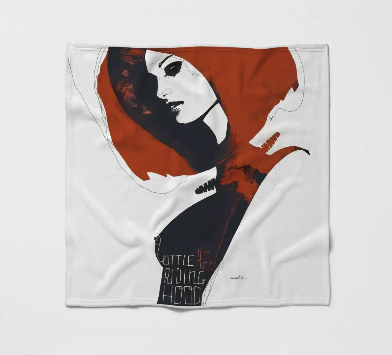 Little Red Riding Hood coperta in pile da Manuel Rebollo