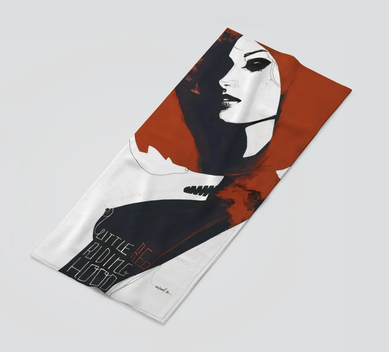 Little Red Riding Hood telo mare da Manuel Rebollo