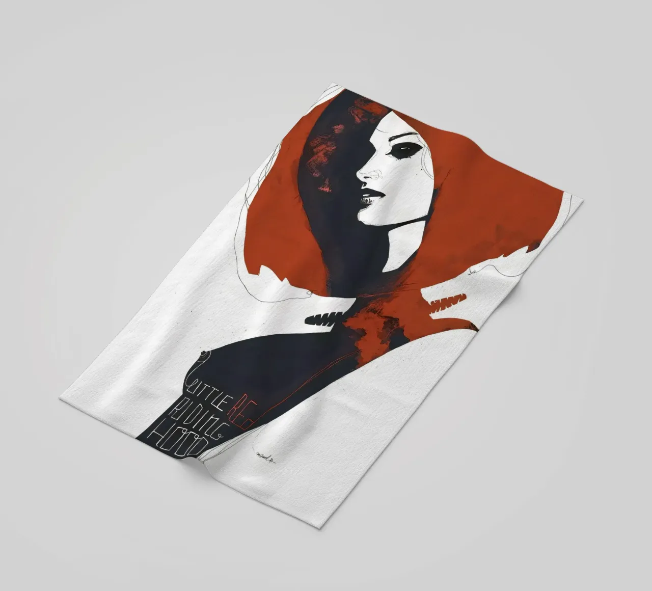 Little Red Riding Hood telo mare da Manuel Rebollo
