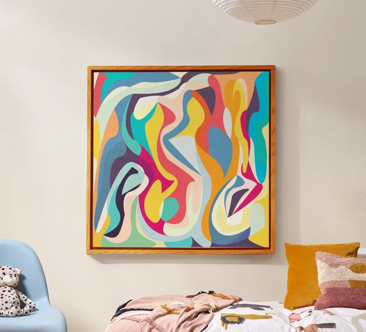 Abstract Flow Acryl-Glas von Dream In Colors