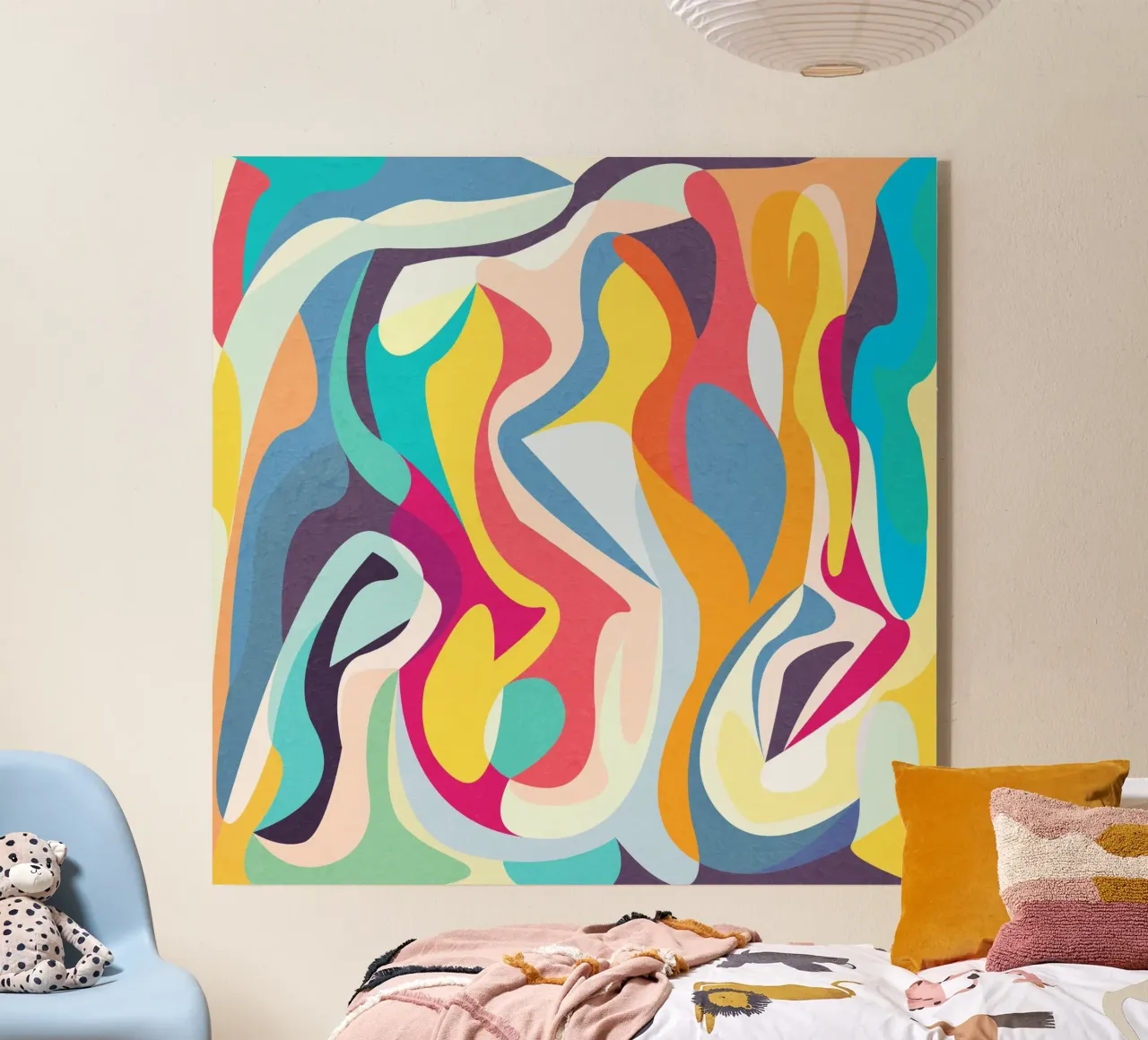 Abstract Flow plexiglass da Dream In Colors