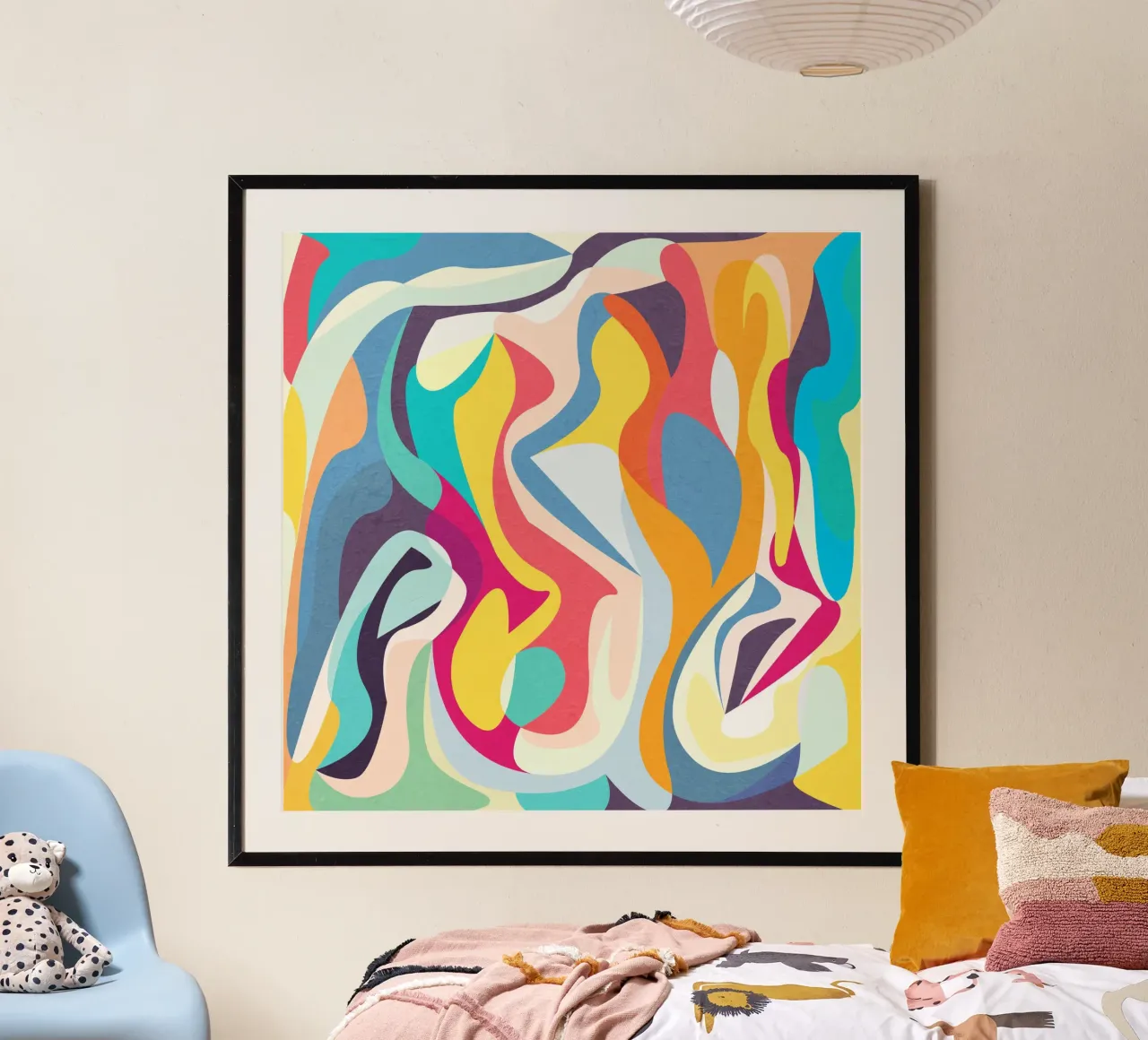 Abstract Flow poster by Dream In Colors