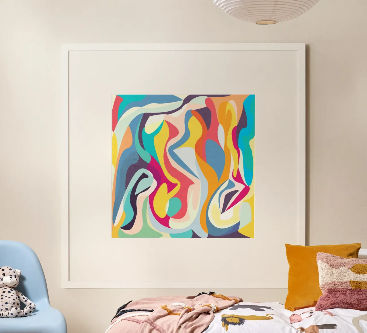 Abstract Flow poster by Dream In Colors
