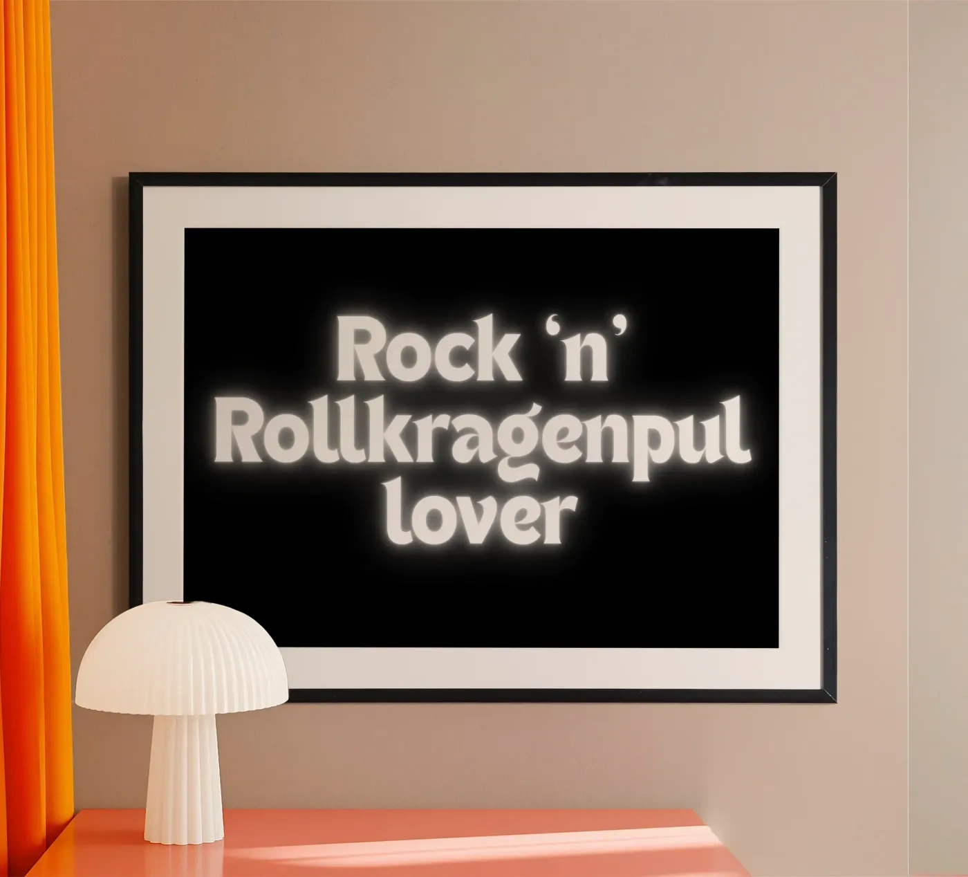 Rock 'n' Rollkragenpullover poster da Flosters