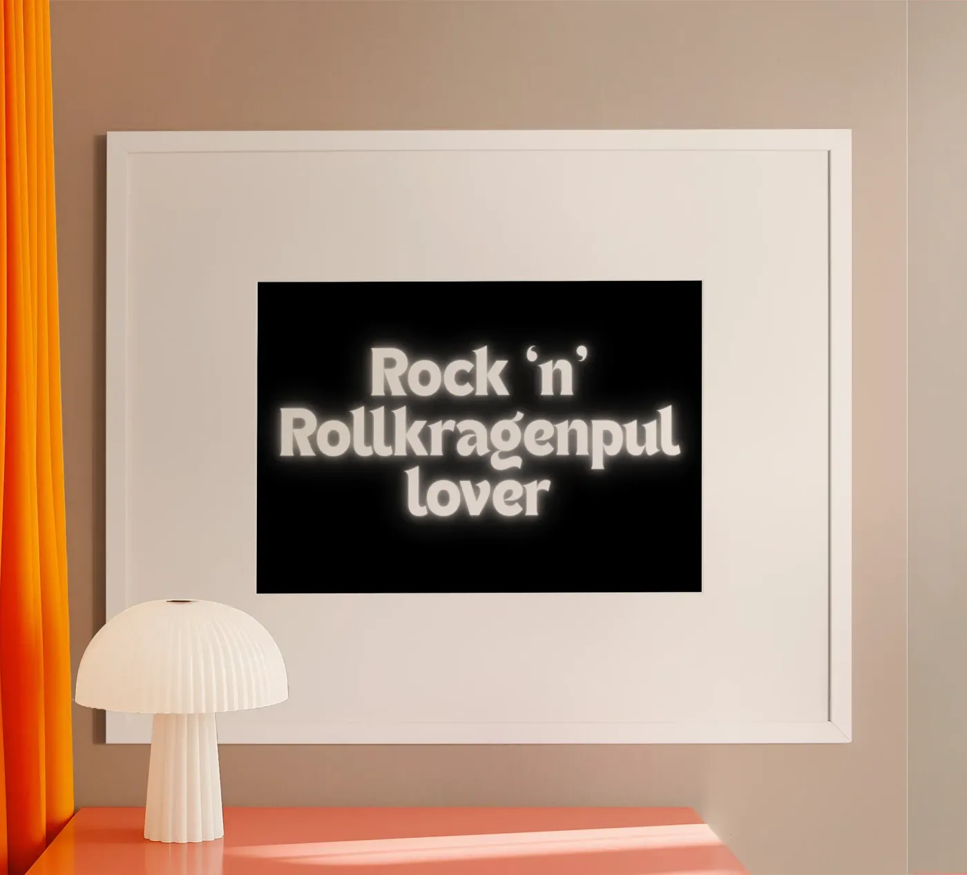 Rock 'n' Rollkragenpullover poster da Flosters