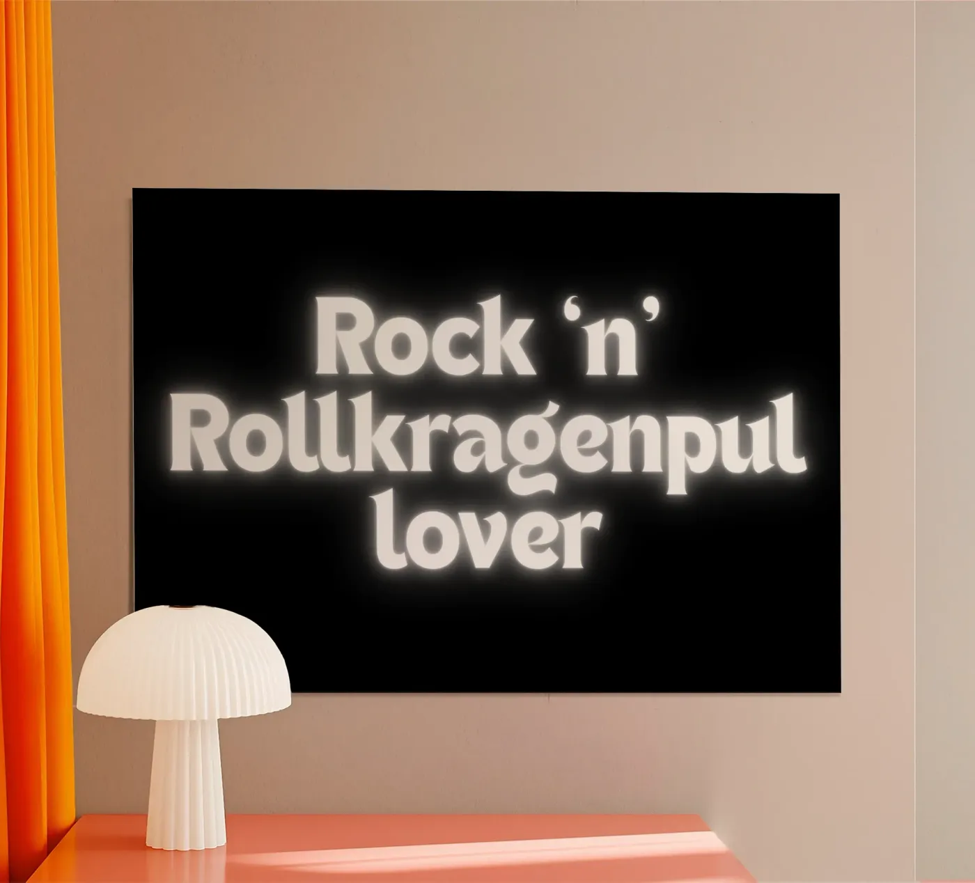 Rock 'n' Rollkragenpullover poster da Flosters