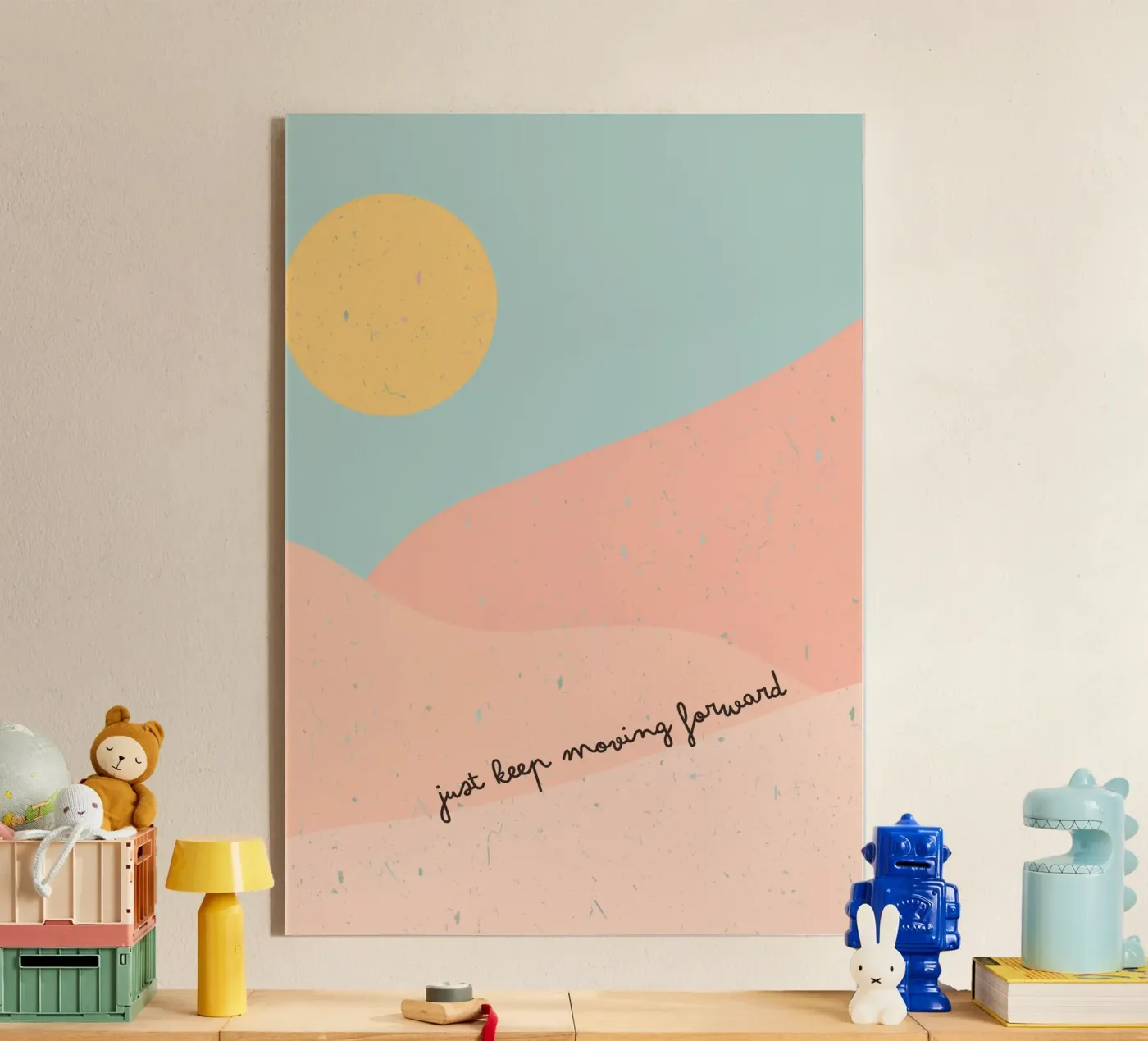 JUST KEEP MOVING FORWARD plexiglas de Daily Motivation
