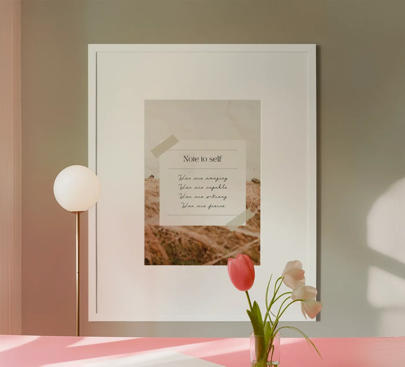 NOTE TO SELF poster de Daily Motivation