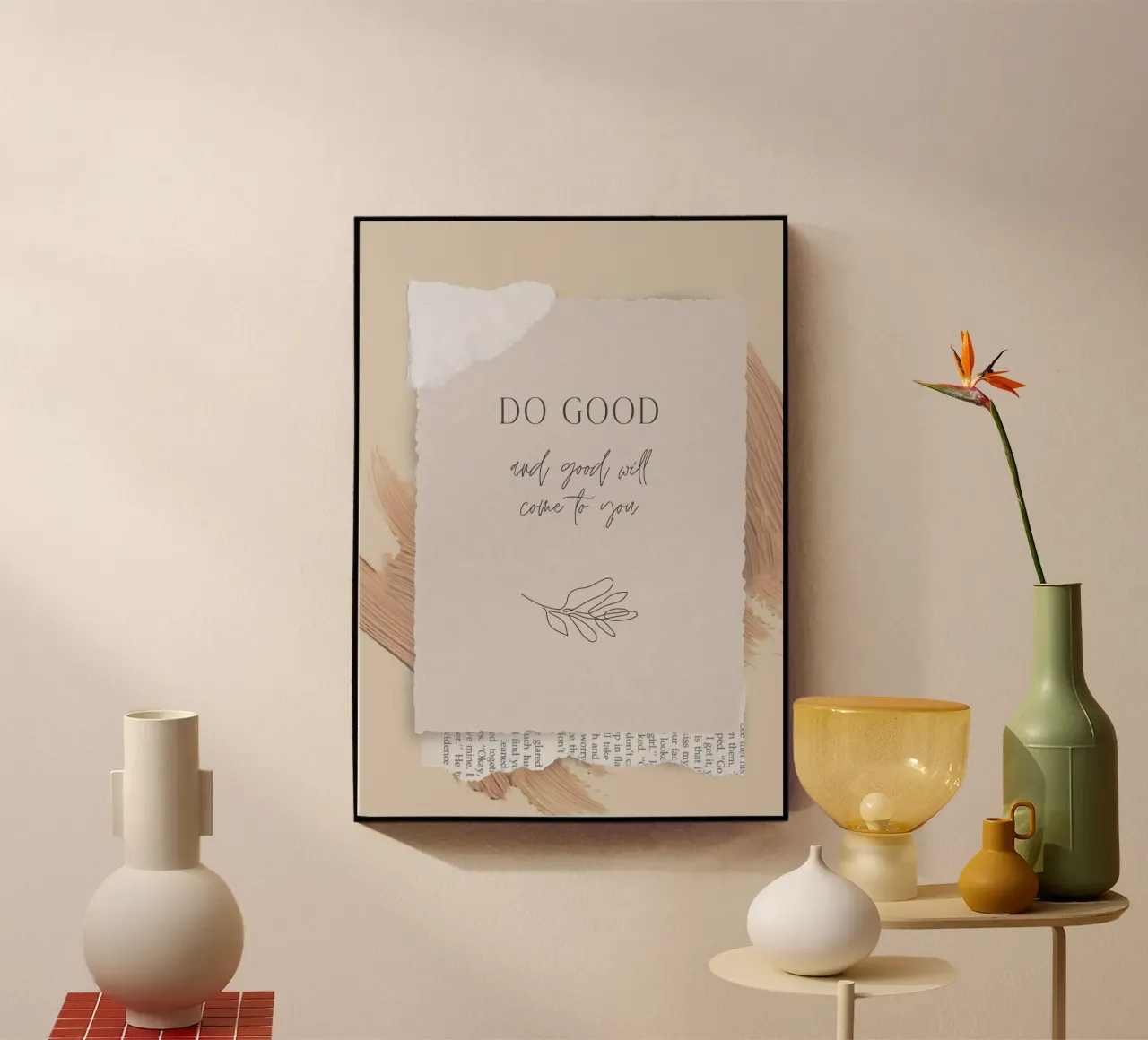 DO GOOD acryl van Daily Motivation