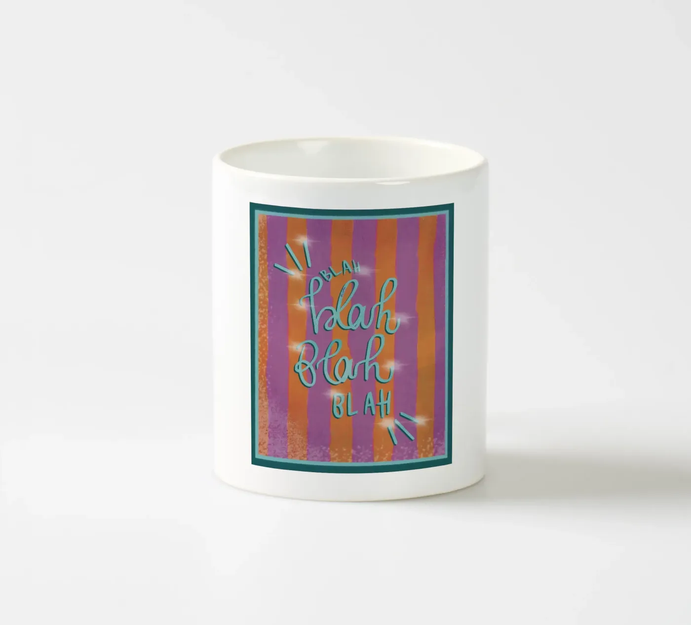 Blah… ceramic mug by Beeeplan