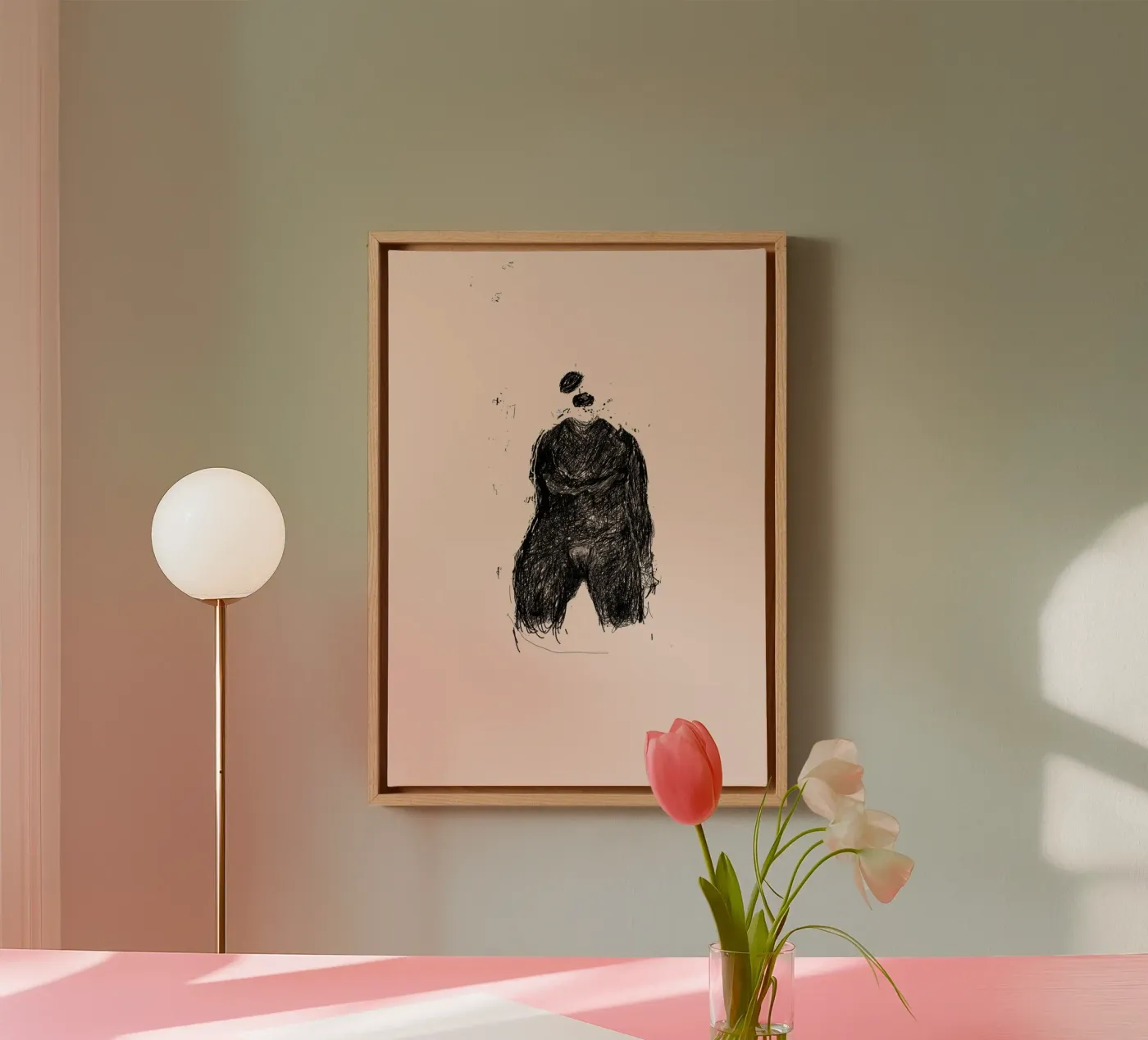 Sitzend toile de Nepomuk