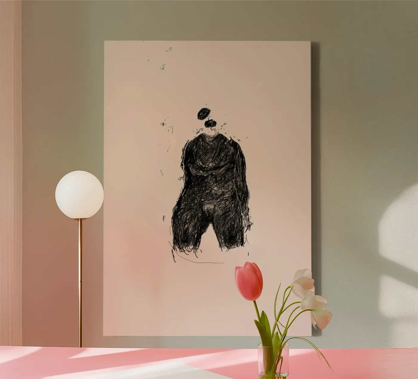 Sitzend toile de Nepomuk