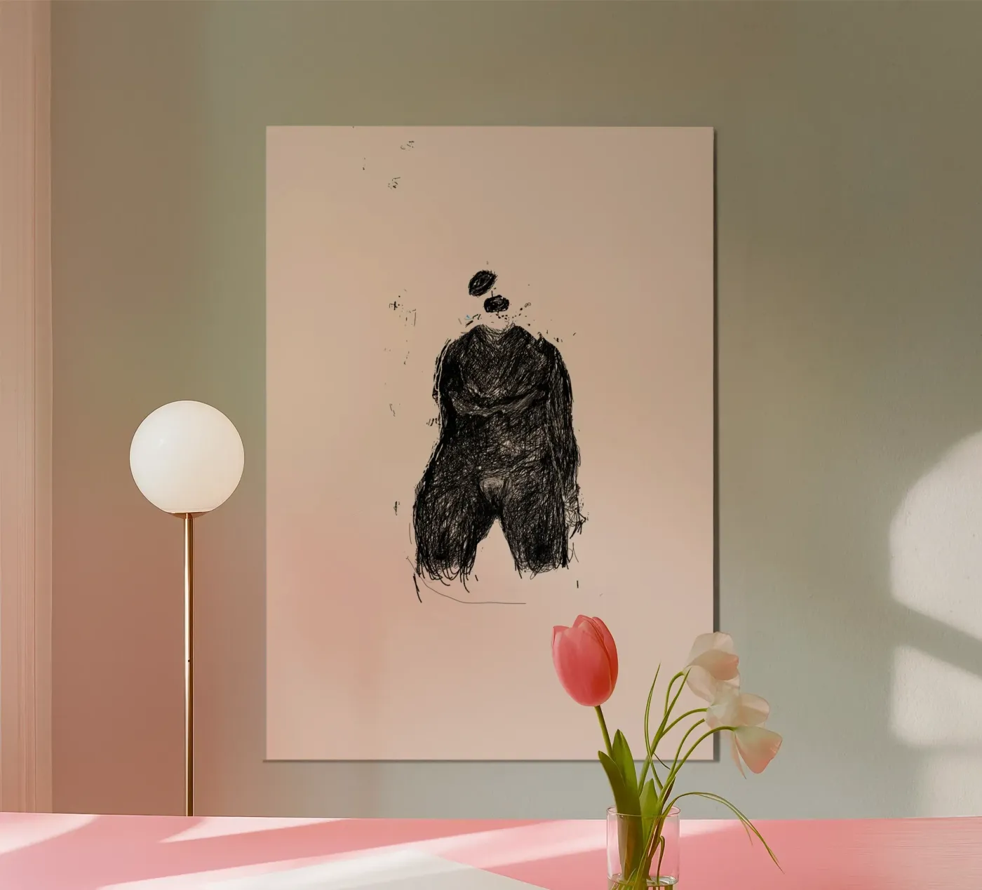 Sitzend Poster von Nepomuk