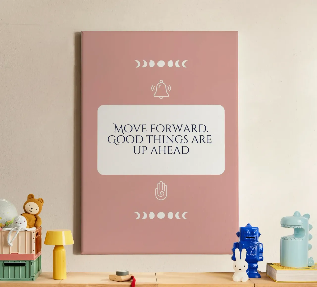 MOVE FORWARD canvas by Daily Motivation