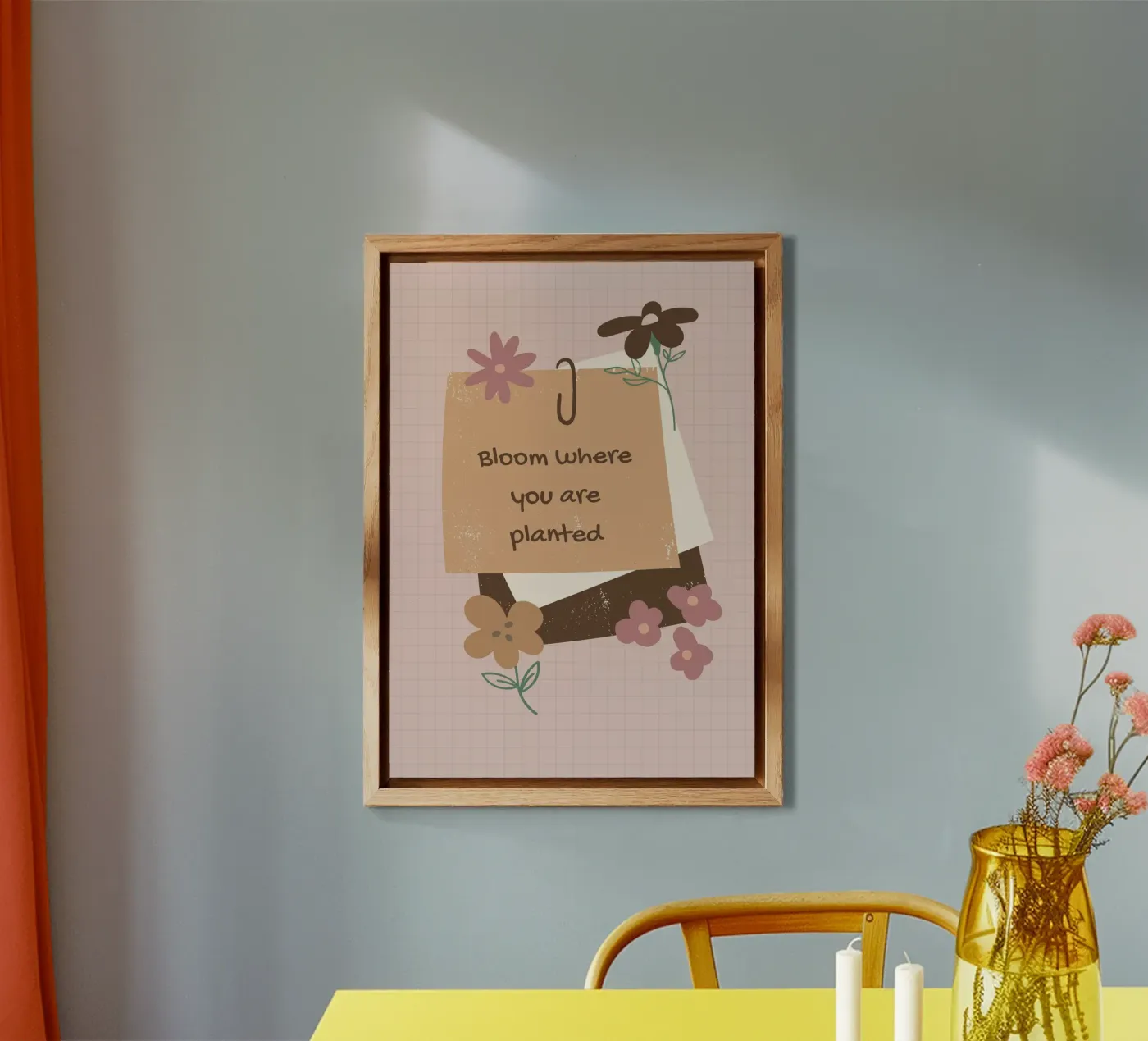 BLOOM aluminium-dibond van Daily Motivation