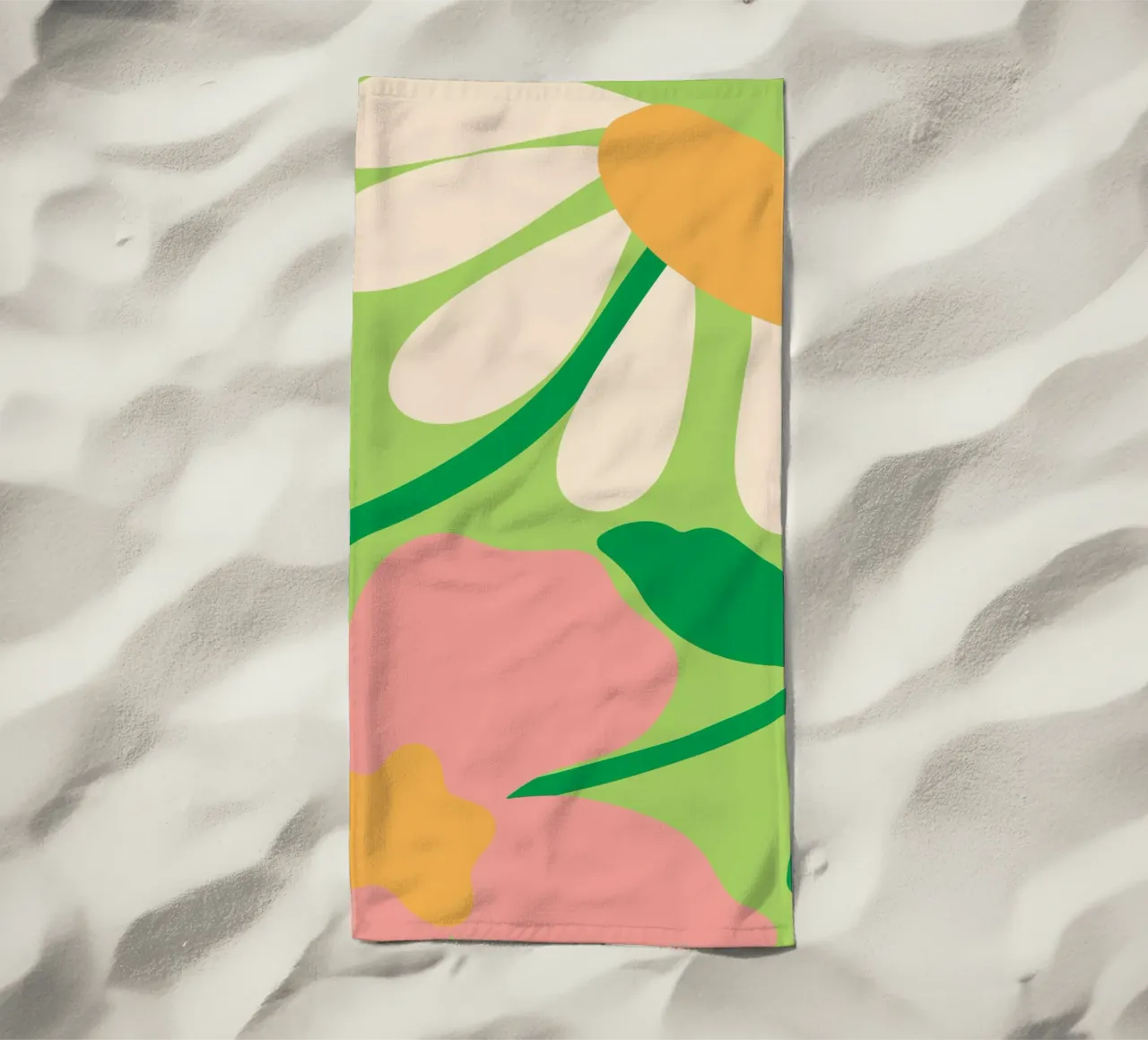Bold florals toalla de playa de edsonramosart