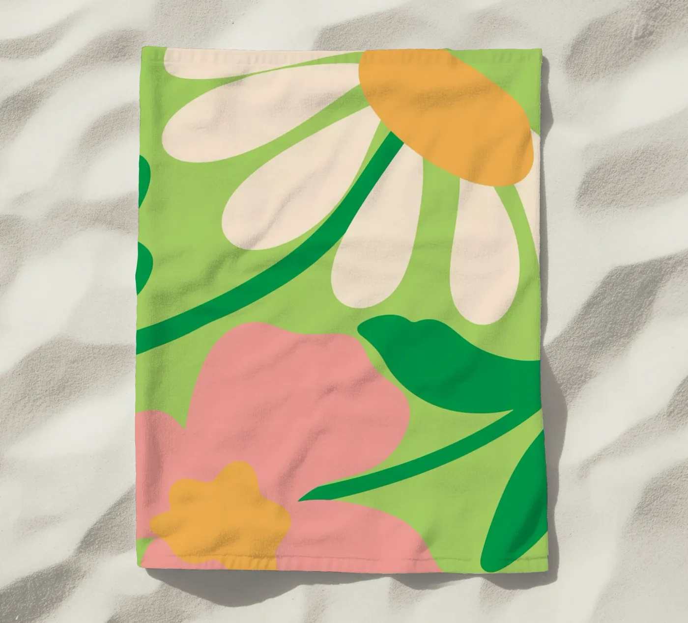 Bold florals telo mare da edsonramosart