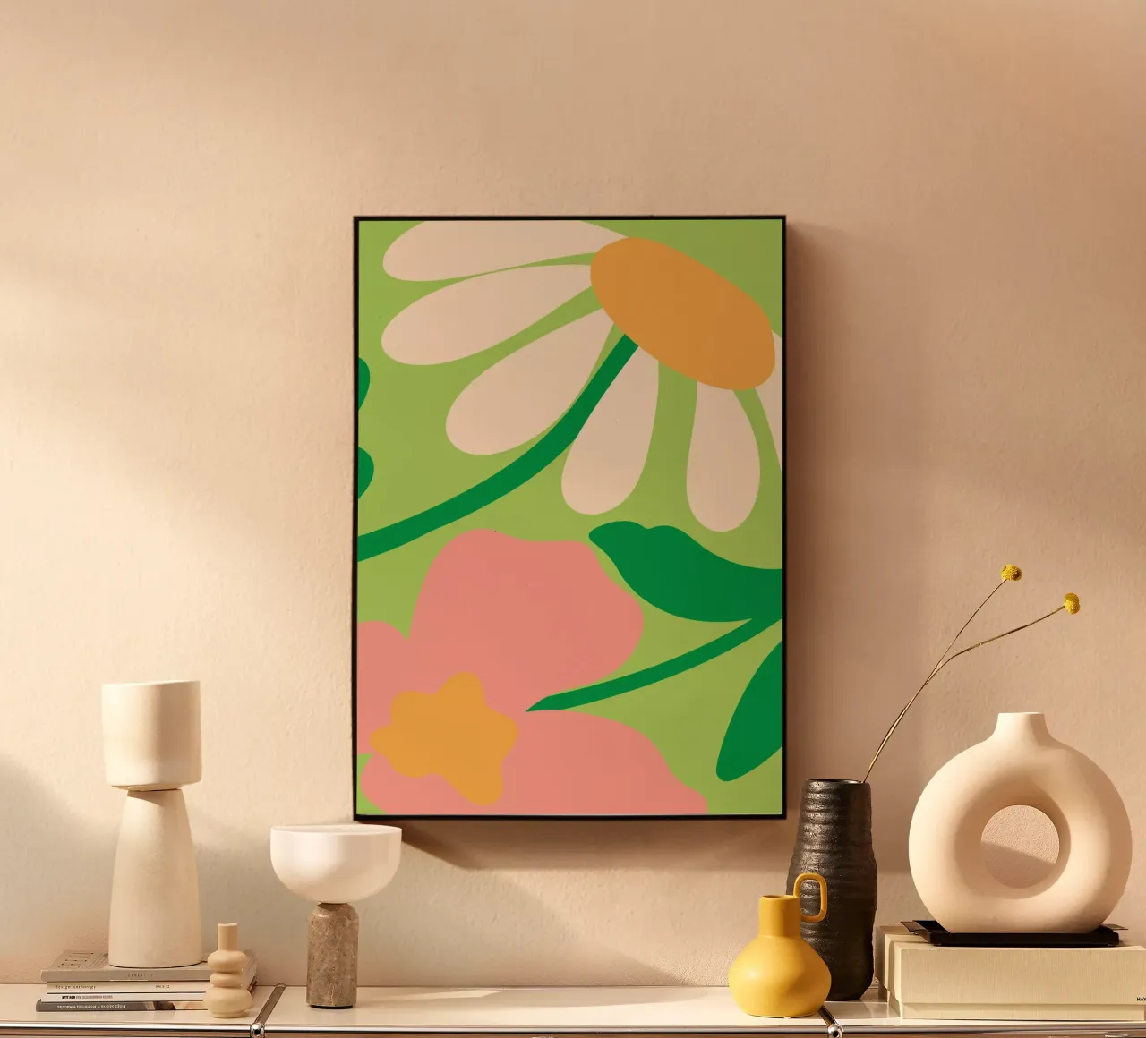 Bold florals plexiglass da edsonramosart