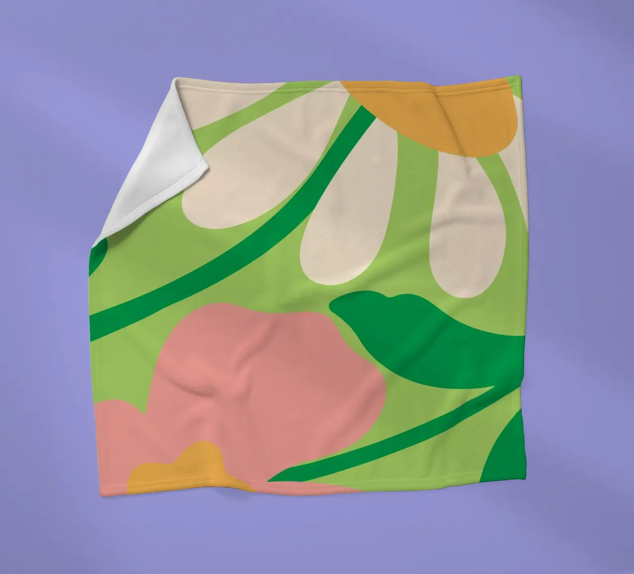 Bold florals coperta in pile da edsonramosart