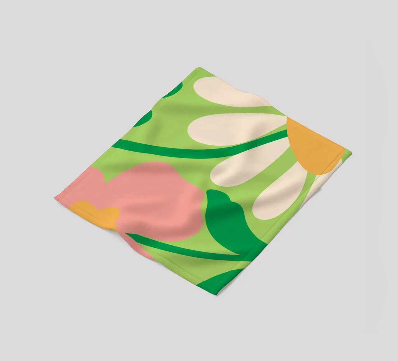 Bold florals coperta in pile da edsonramosart