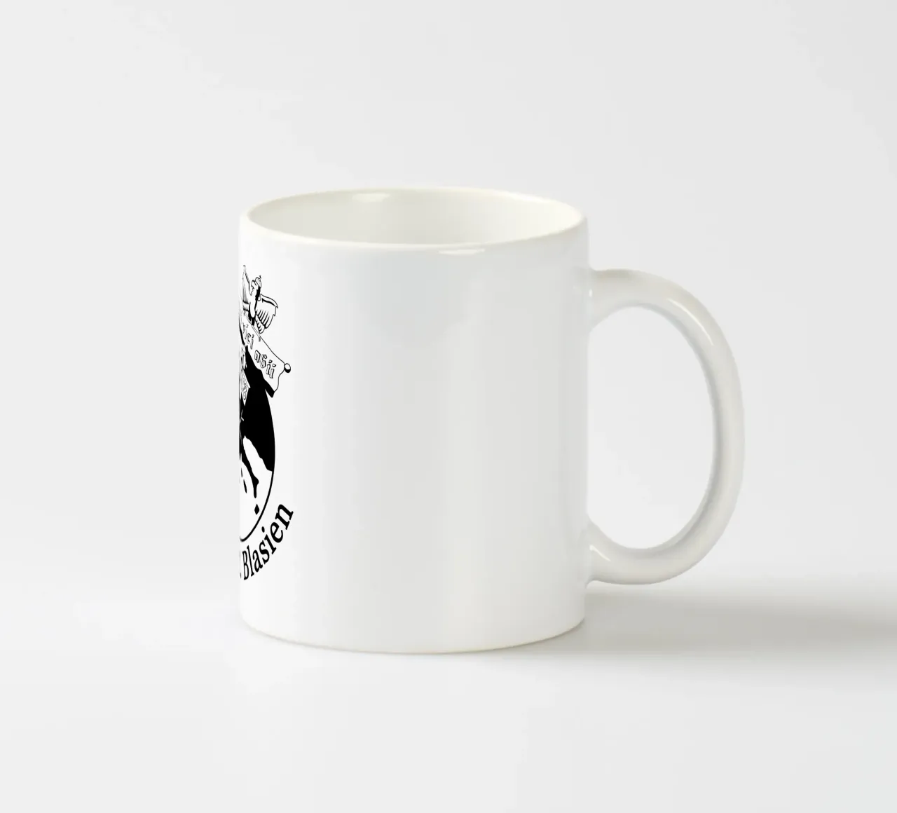 Abilogo 1998 (Linienzeichnung schwarz) tazza in ceramica da Kolleg St. Blasien