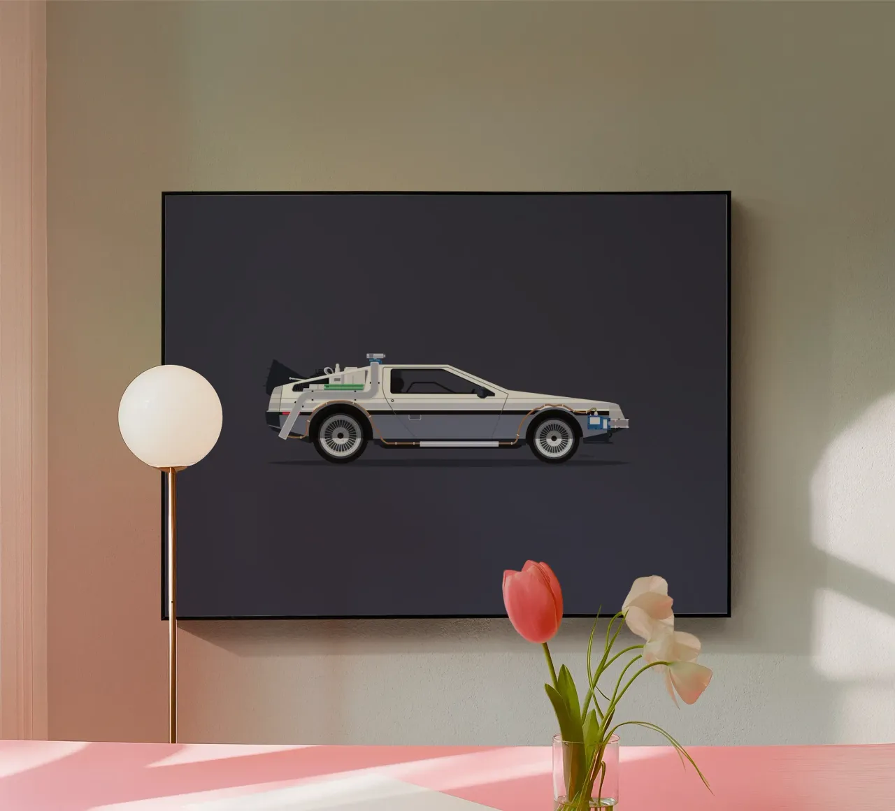 Dolorean plexiglass da Raphaël Delerue