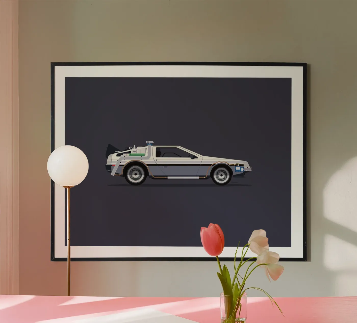 Dolorean poster van Raphaël Delerue