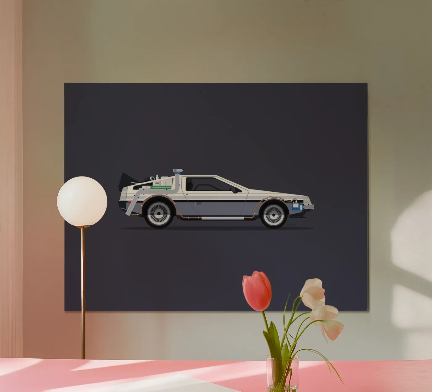 Dolorean poster van Raphaël Delerue