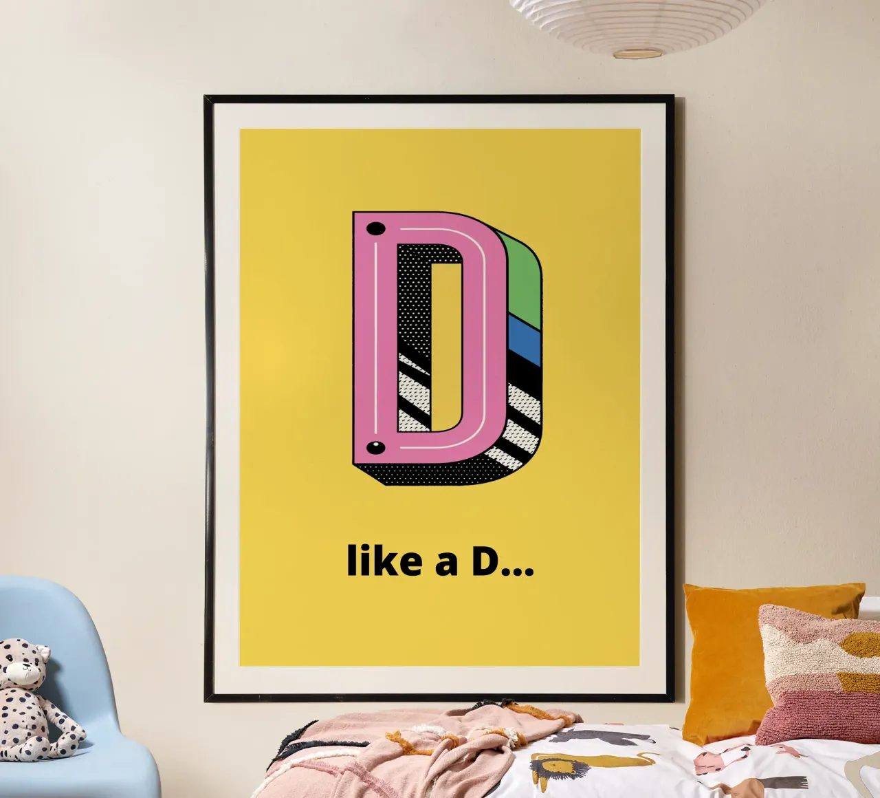 D come D... poster da alphabetillustration