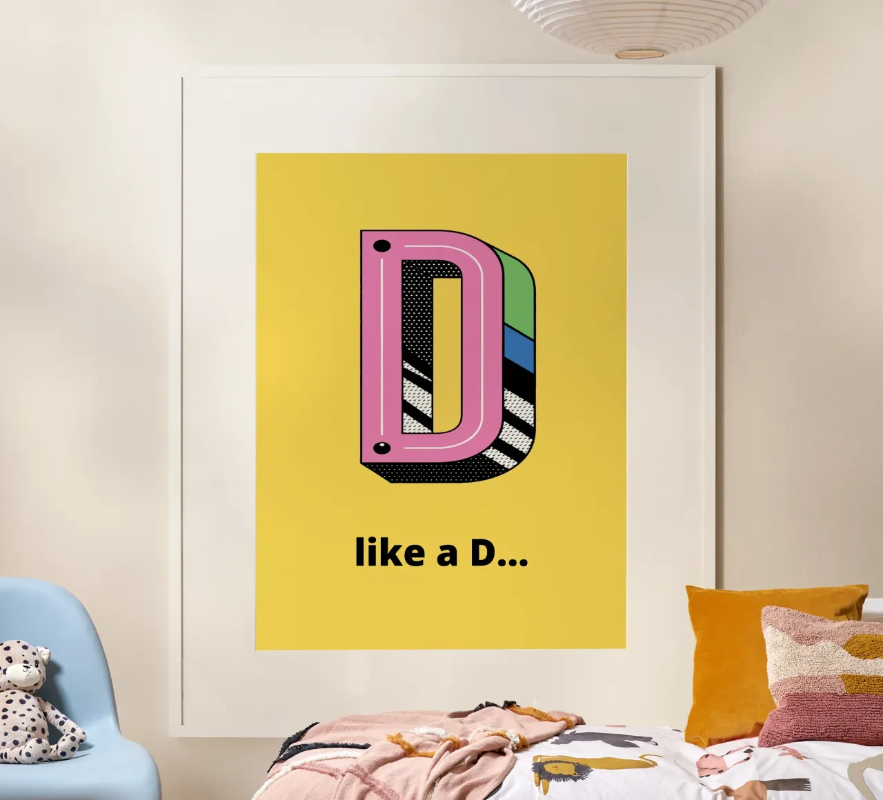 D come D... poster da alphabetillustration